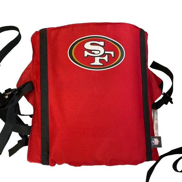 San Francisco 49ers Coleman Portable Stadium Seat Packable Carry Strap NFL Logo - Picture 3 of 12